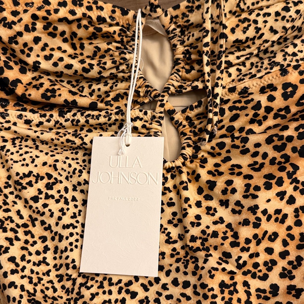 Ulla Johnson One Piece Swimsuit in Leopard NWT - Picture 2 of 5